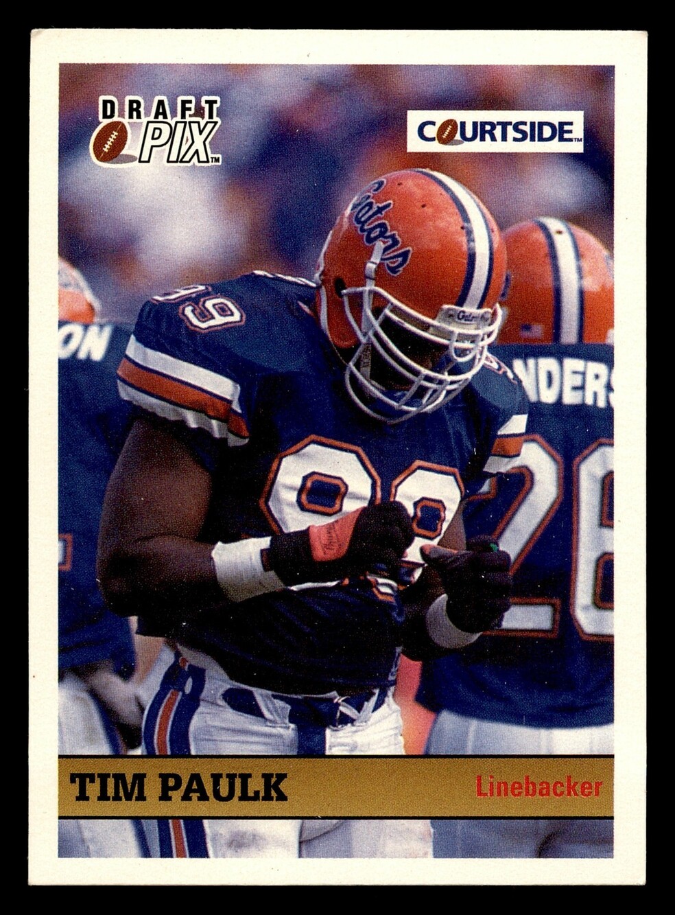 1992 Courtside Draft Pix #119 Tim Paulk Card